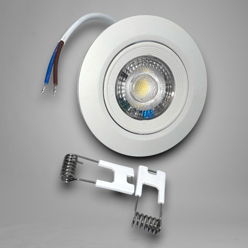 Spot Led COB Rotund alb, Ã˜95, 5W=40W, 6500K, lumina rece