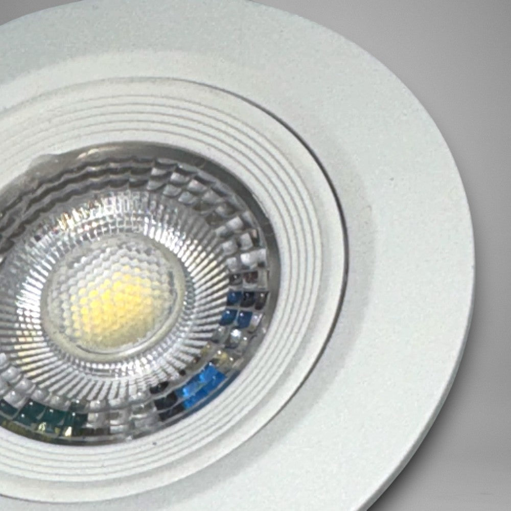 Spot Led COB Rotund alb, Ã˜95, 5W=40W, 6500K, lumina rece