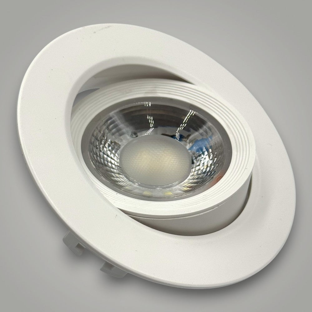 Spot Led COB Rotund alb, Ã˜95, 9W=160W, 6500K, lumina rece