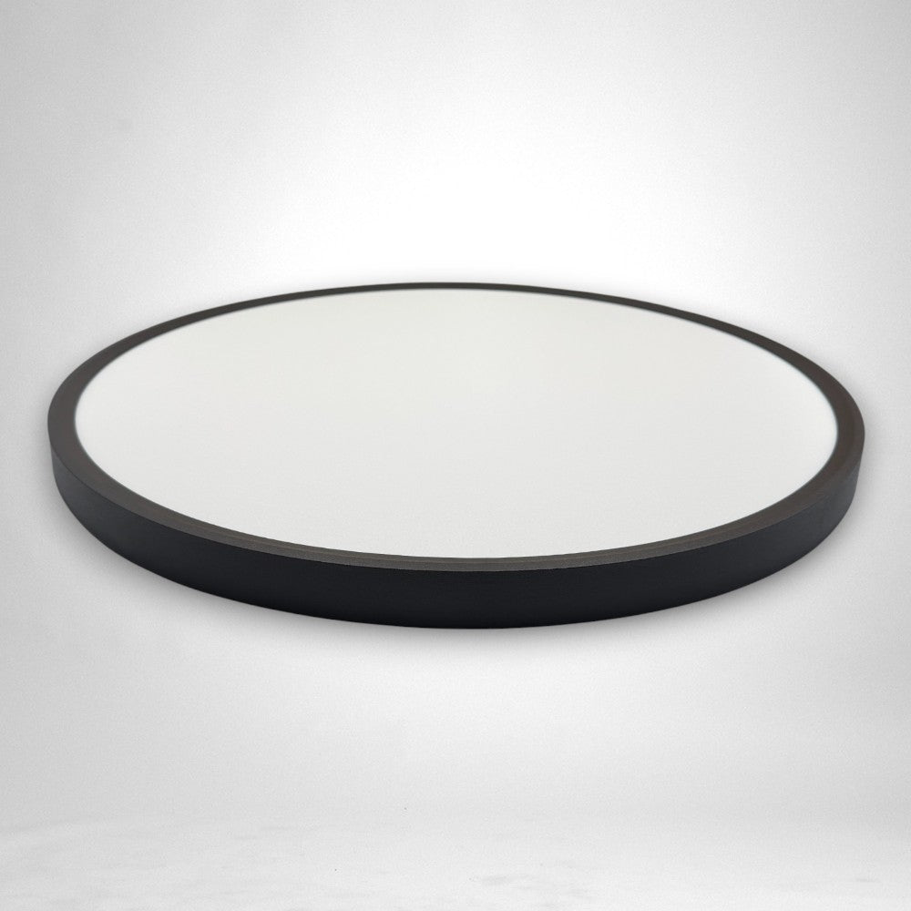 Plafoniera led VERSA IP40 Rama Neagra Fi300, 24W, 3000-6500K