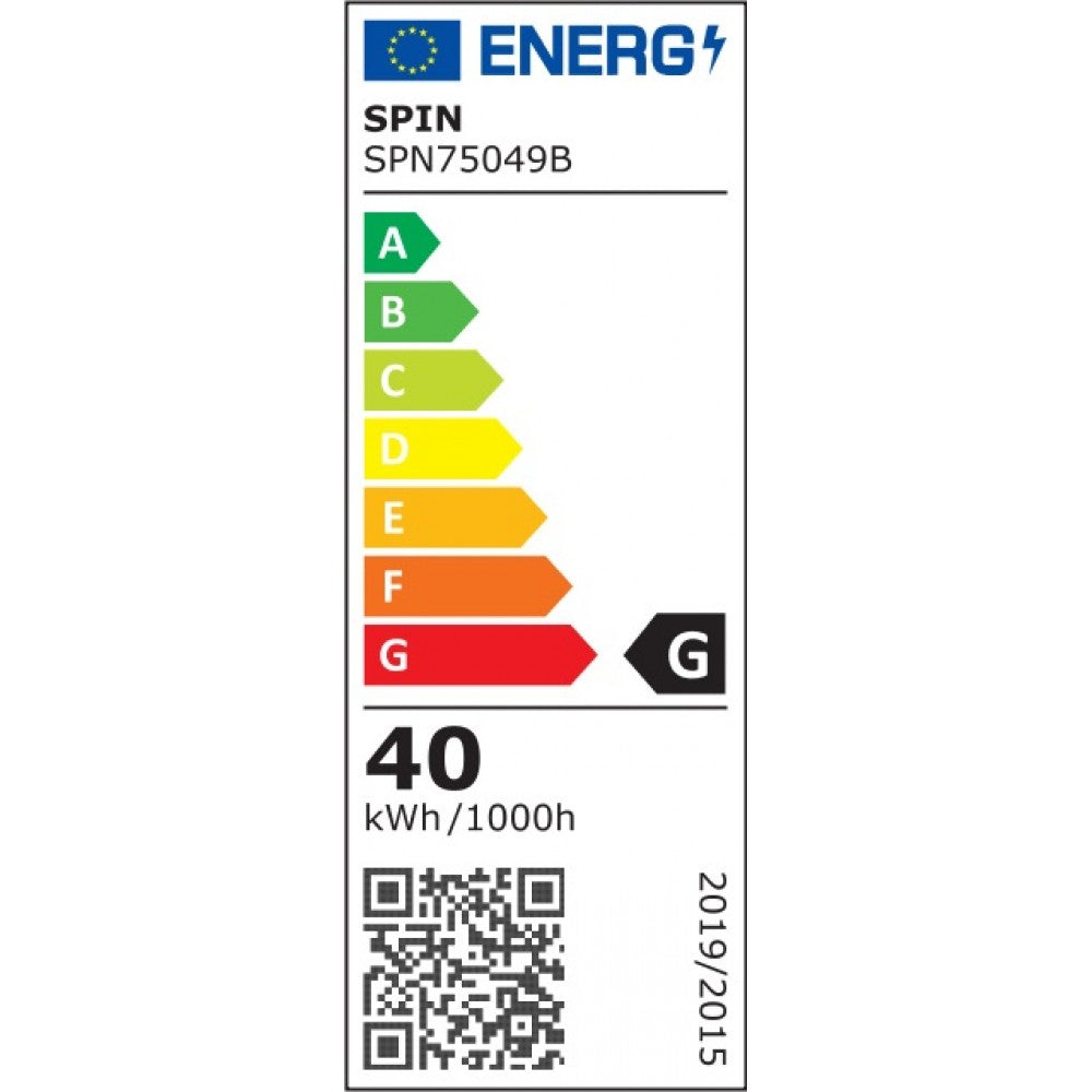 Plafoniera LED IP65 3CCT 3000lm, 300x55mm, IP65,2700K-4100K-6500K, Neagra