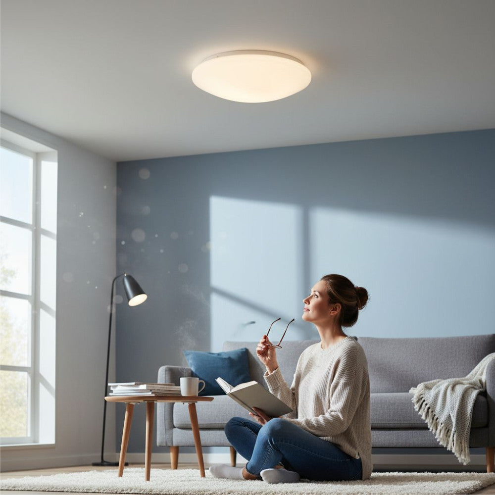 Plafoniera Led Aries rotunda fi425 48W=450W, 4000K, lumina neutra