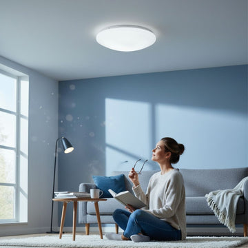 Plafoniera Led Aries rotunda fi425 48W=450W, 6000K, lumina rece