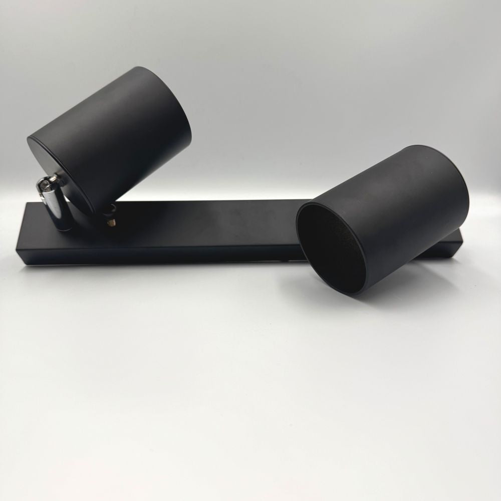 Spot Liniar Reglabil Negru 2XGU10 450mm