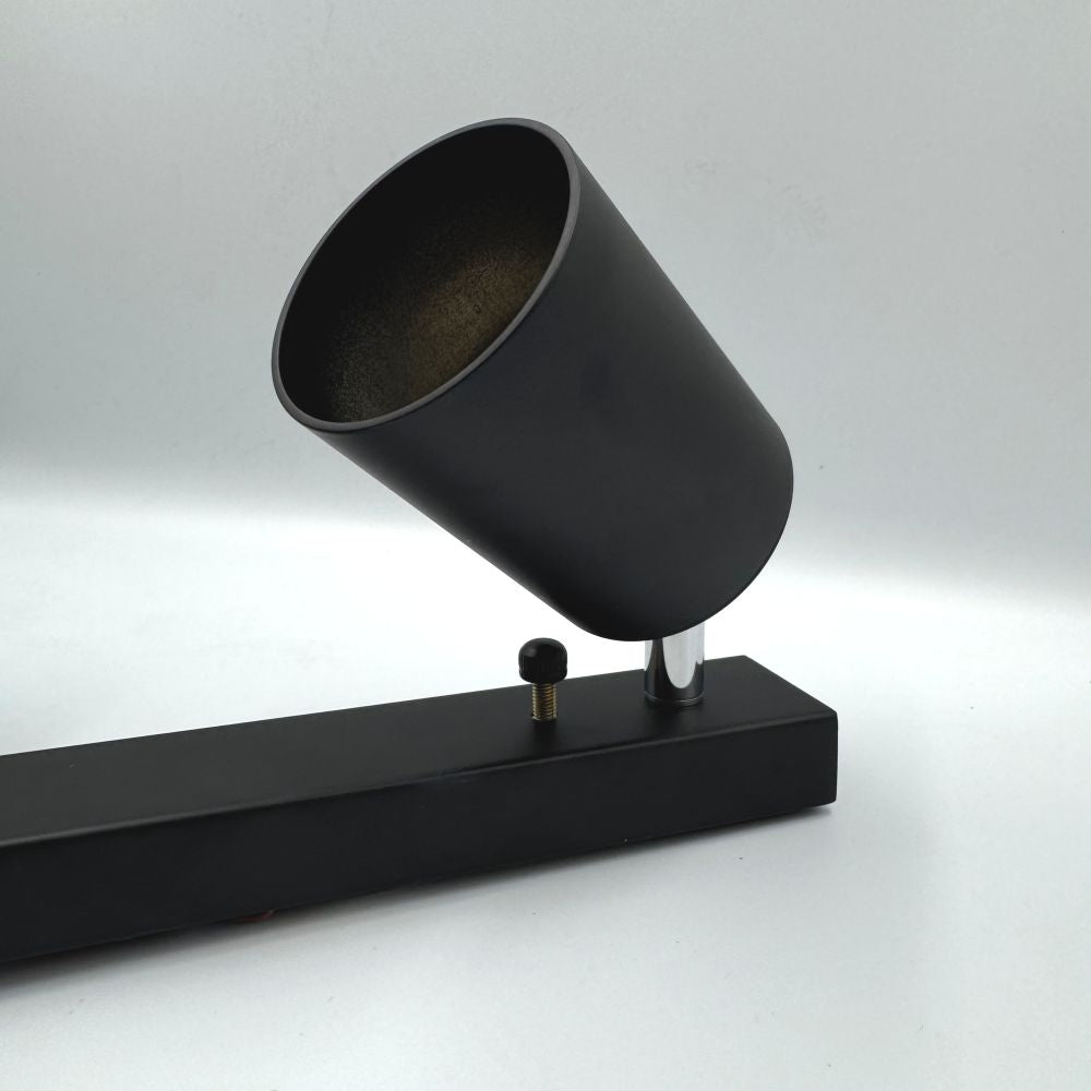 Spot Liniar Reglabil Negru 2XGU10 450mm