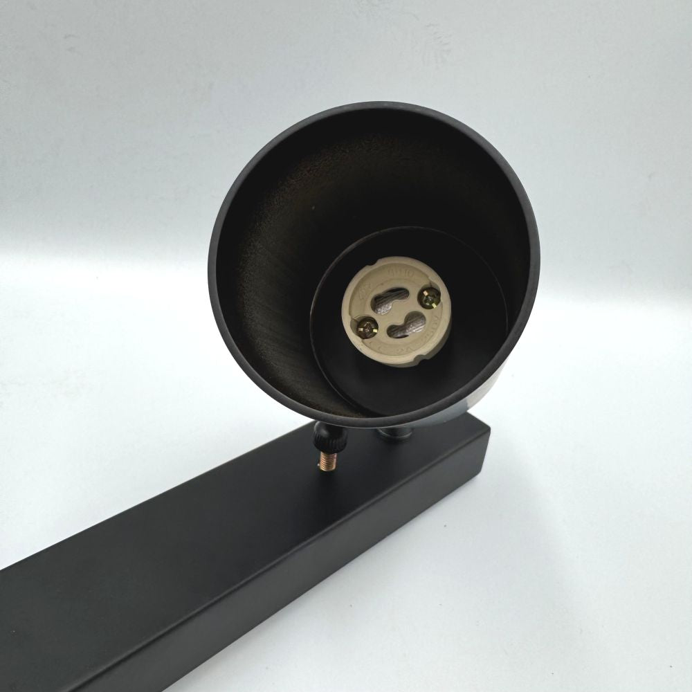 Spot Liniar Reglabil Negru 2XGU10 450mm