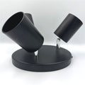 Spot Rotund Reglabil Negru 3 X GU10 200mm