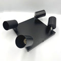Spot Patrat Reglabil Negru 4 X GU10 250mm