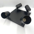 Spot Patrat Reglabil Negru 4 X GU10 250mm