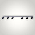 Spot Liniar Reglabil Negru 6 X GU10 1180mm