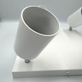 Spot patrat reglabil alb 4 X GU10 250mm