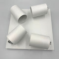 Spot patrat reglabil alb 4 X GU10 250mm