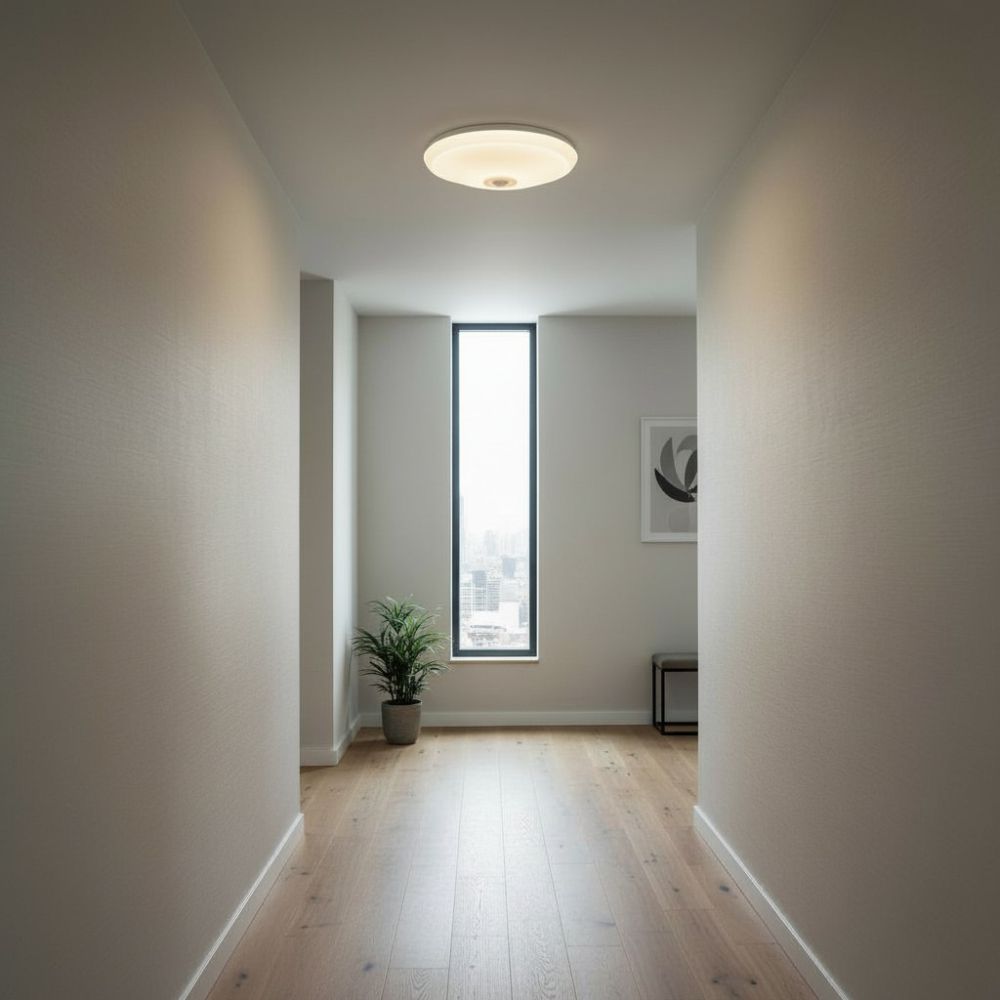 Plafoniera Led cu senzor de miscare reglabil ÃƒËœ270, 12W=75W, 4100K, lumina neutra