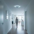 Plafoniera Led cu senzor de miscare reglabil Ã˜290x95mm, 18W=115W, 6500K, lumina rece