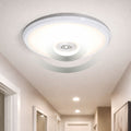 Plafoniera Led cu senzor de miscare reglabil Ã˜290x95mm, 18W=115W, 6500K, lumina rece