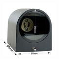 Aplica exterior negru IP44 max 5w gu10 90x80x70mm