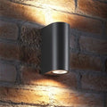 Aplica exterior negru IP44 max 5wx2xgu10 147x90x70mm
