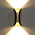 Aplica LED perete Maia 2*5w 460lm 3000k ip65 negru 200*100*95mm