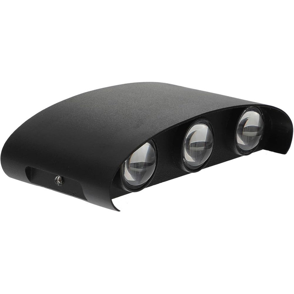 APLICA LED PERETE LUMARO 6W 420LM 3000K NEGRU 168*78*42MM