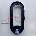 APLICA LED PERETE JADE 12W 950LM 3000K NEGRU 300*133*33MM