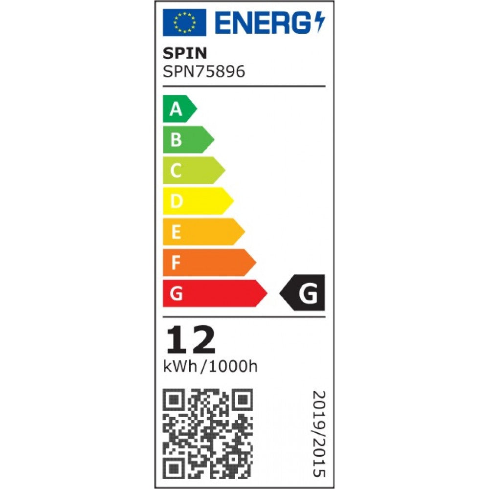 APLICA LED EXTERIOR NEGRU 12W/700LM/3000K IP65 230V 230x105x80MM