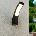APLICA LED EXTERIOR NEGRU 12W/700LM/3000K IP65 230V 230x105x80MM