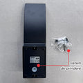 APLICA LED EXTERIOR NEGRU 12W/700LM/3000K IP65 230V 230x105x80MM