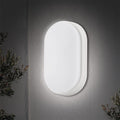 Aplica LED BAT Ovala 10W=90W, 4000K, lumina neutra, cu protectie IP65