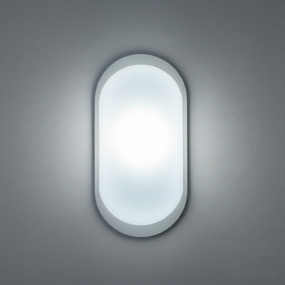 Aplica LED BAT Ovala 10W=90W, 4000K, lumina neutra, cu protectie IP65