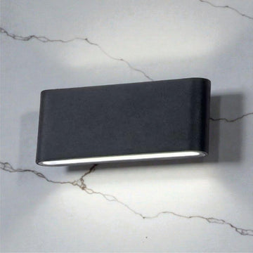 Aplica LED de exterior extra-plata Long, 24W=160W, 3000K, lumina calda, 2160Lm, IP65