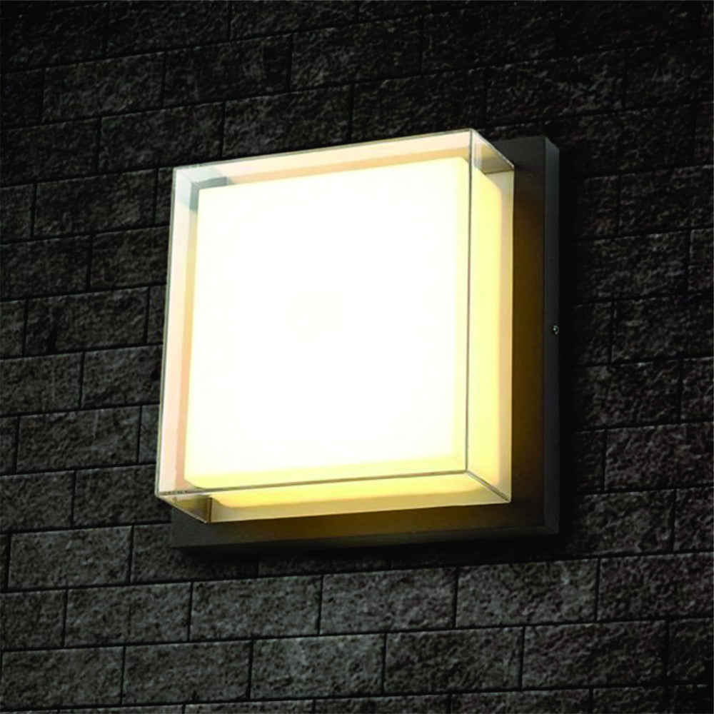 Aplica patrata Lara IP65 15W 3000K 1350LM