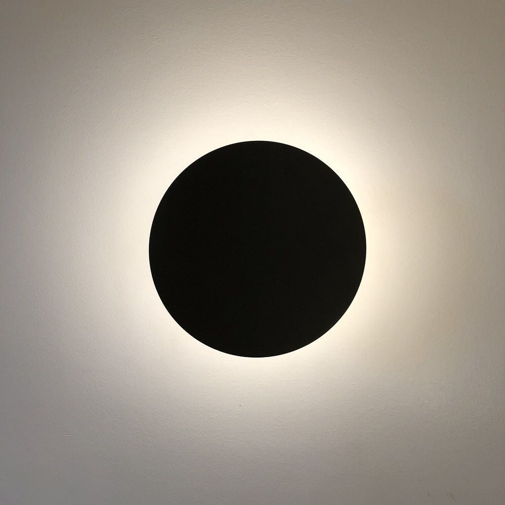 Aplica LED Perete Biscuit fi150, 12W 3000K, lumina calda, cu protectie IP65