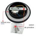 Aplica LED Perete Biscuit fi150, 12W, 6000K, lumina rece, cu protectie IP65