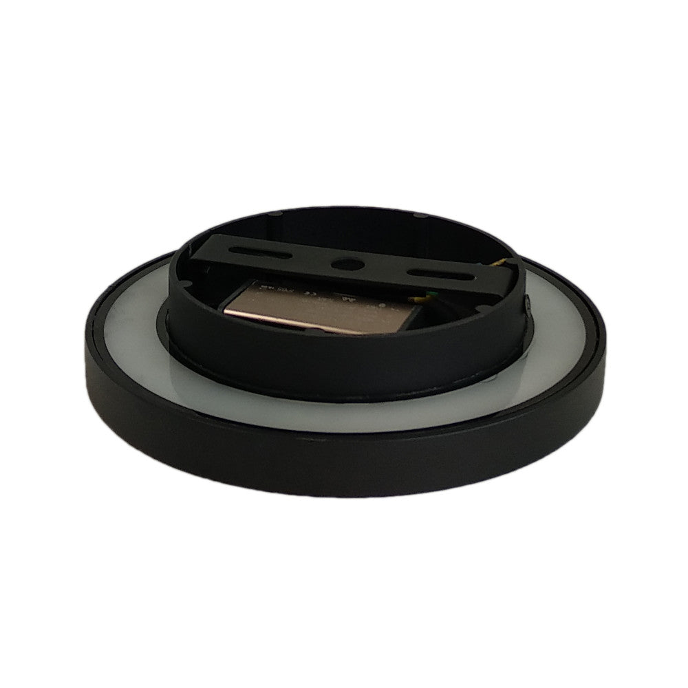 Aplica LED Perete Biscuit fi150, 12W 3000K, lumina calda, cu protectie IP65