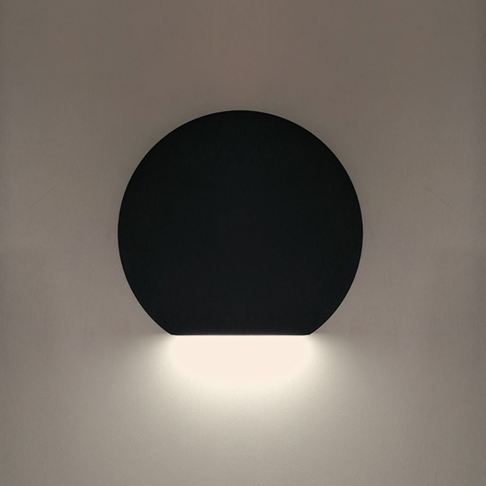 Aplica LED Perete Semicerc fi135, 7W 3000K, lumina calda, cu protectie IP65
