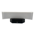 Aplica LED de exterior concava Neagra, 24W=160W, 3000K, lumina calda, 2160Lm, IP65