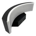Aplica LED de exterior concava Neagra, 24W=160W, 3000K, lumina calda, 2160Lm, IP65