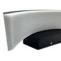 Aplica LED de exterior concava Neagra, 24W=160W, 3000K, lumina calda, 2160Lm, IP65