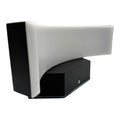 Aplica LED de exterior concava Neagra, 24W=160W, 3000K, lumina calda, 2160Lm, IP65
