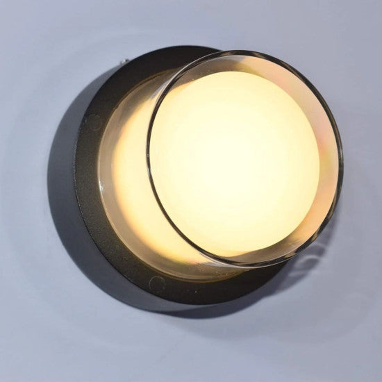 Aplica LED de exterior, Ø160mm, 12W=75W, 3000K, lumina calda, 1080Lm, IP65