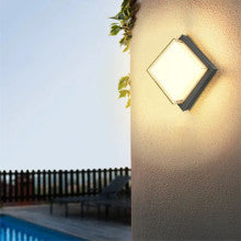 Aplica LED de exterior, Ø160mm, 12W=75W, 3000K, lumina calda, 1080Lm, IP65
