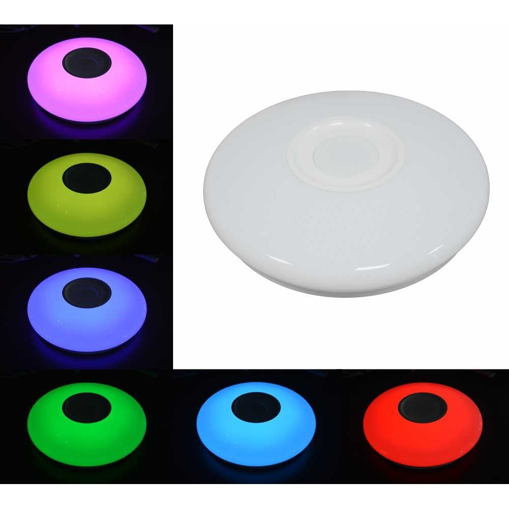 Plafoniera LED SMART cu muzica, ÃƒËœ390, 24W, RGB+W
