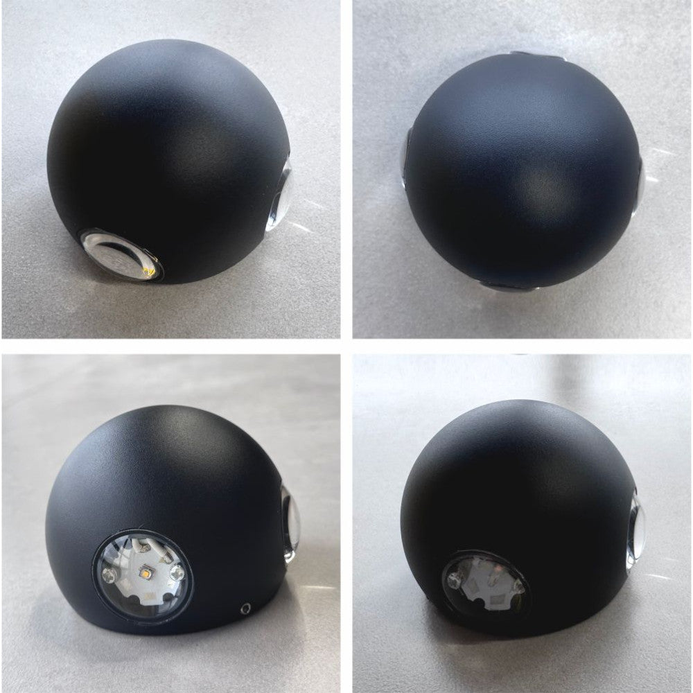 Aplica De Perete Comet 4x1w, 3000k, Lumina Calda