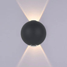 Aplica LED de exterior, Ø160mm, 12W=75W, 3000K, lumina calda, 1080Lm, IP65