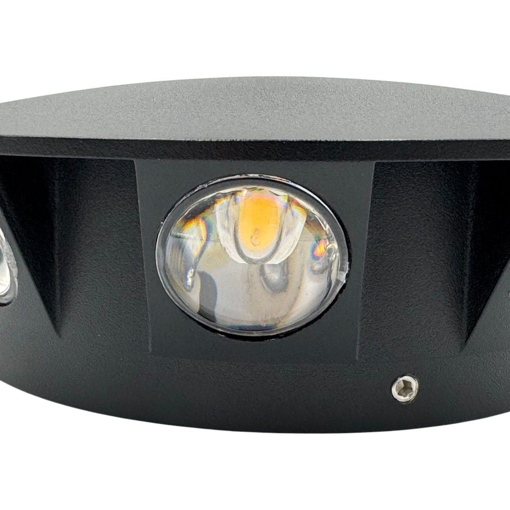Aplica De Perete Meteor 8W, 3000k, Lumina Calda IP65