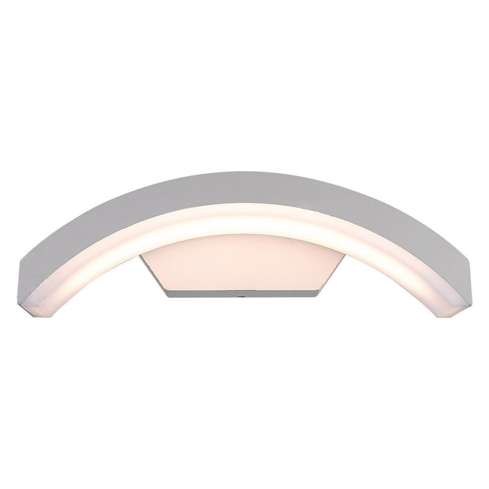Aplica LED de exterior concava ALBA, 24W=160W, 3000K, lumina calda, 2160Lm, IP65