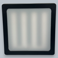 Spot Led Sole cu rama neagra, patrat aplicat 300x300, 36W, 4100k, lumina neutra