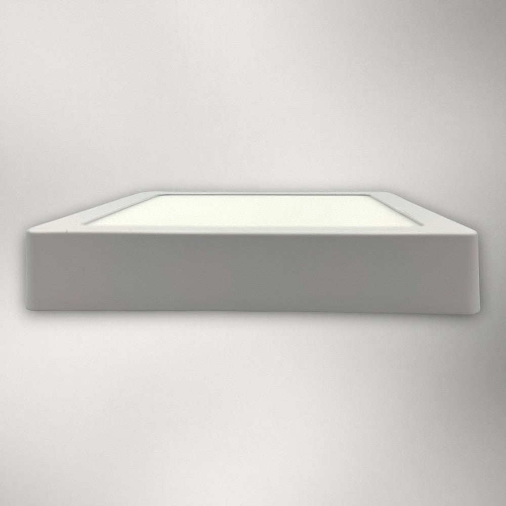 Spot Led Patrat 220X220X37mm, aplicat, 18W=150W, 2700K, lumina calda