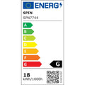 Spot Led Patrat 220X220X37mm, aplicat, 18W=150W, 2700K, lumina calda