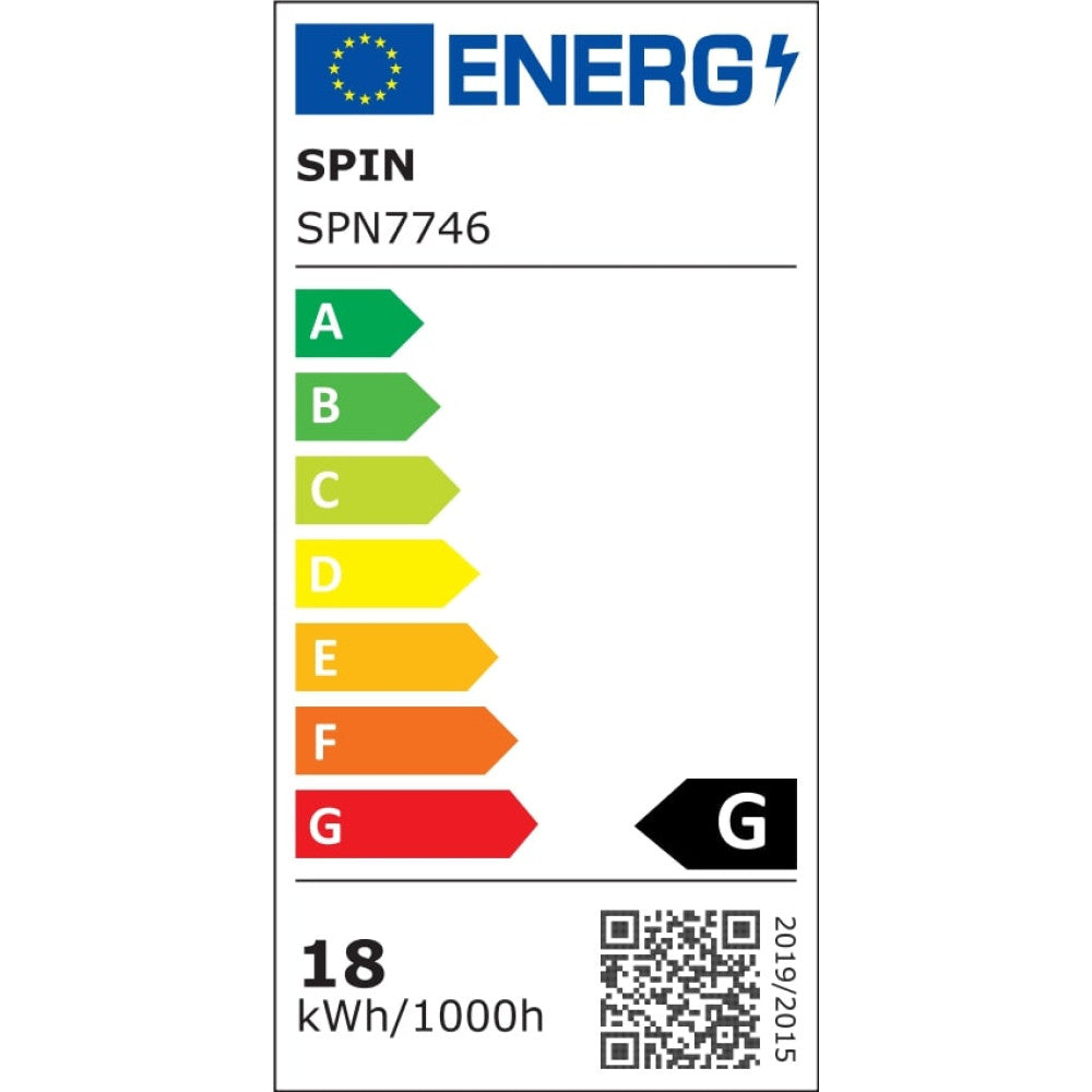 Spot Led Patrat 220X220X37mm, aplicat, 18W=150W, 6400K, lumina rece